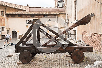 Rome - Castel saint Angelo Italy Editorial Stock Photo