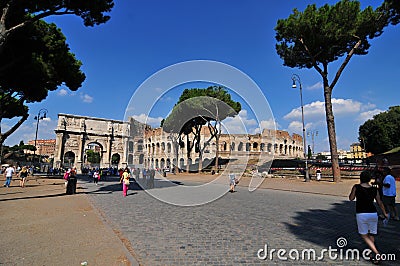 Rome city view Editorial Stock Photo