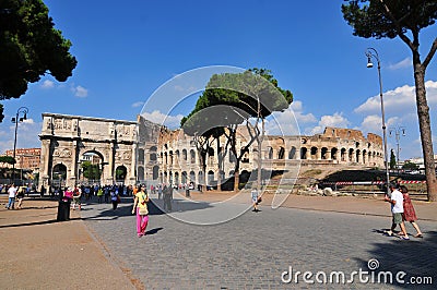 Rome city view Editorial Stock Photo