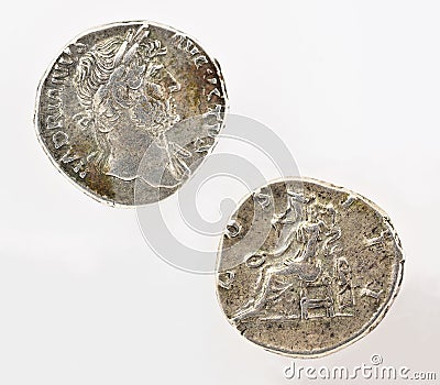 Rome coin money Stock Photo