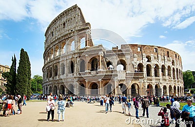 Rome Colosseum Editorial Stock Photo