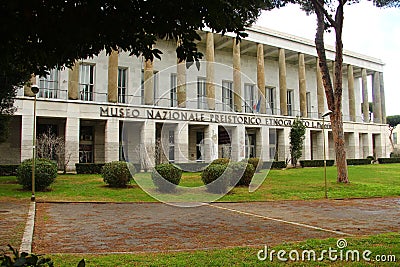 Rome Eur, National Museum of the Arts and popular Traditions Editorial Stock Photo