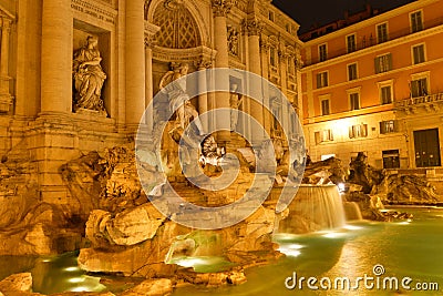 Rome, Fontana di Trevi Stock Photo