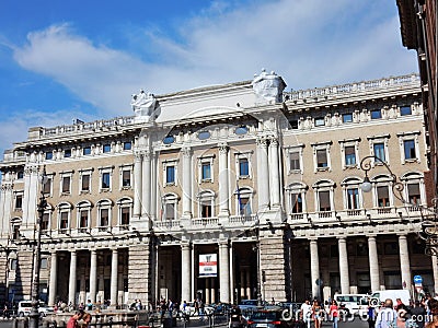 Rome - Galleria Alberto Sordi Editorial Stock Photo