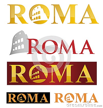 Rome icon symbol Vector Illustration