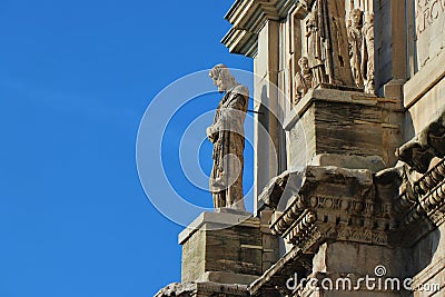 Rome, Italy - Arch of Costantine. Stock Photo