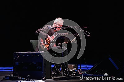 Marc Ribot guitarist, solo concert Editorial Stock Photo