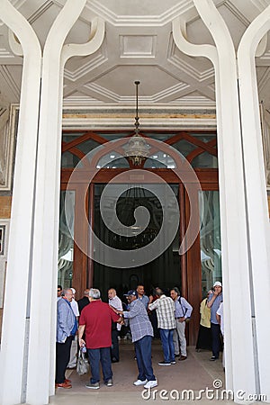 Rome, Italy - June 2019, Islamic Cultural Center And Grand Mosque of Rome in Italy, exterior Editorial Stock Photo