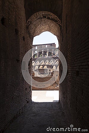 Rome, Italy - June 29, 2010: Tourists in the Colosseum Editorial Stock Photo