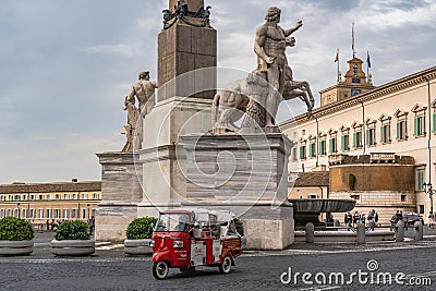 The Quirinal Palace in Rome, residence of the President Editorial Stock Photo
