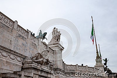 Rome Italy. City full of points of cultural and archaeological interest. Stock Photo