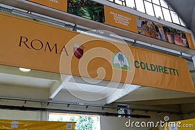 Roma Capitale and Coldiretti Editorial Stock Photo