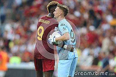FOOTBALL: ITALIAN SERIE A 2022-2023 MATCH AS ROMA VS CREMONESE, ROME, ITALY 22 AUGUST 2022 Editorial Stock Photo