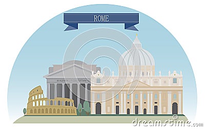Rome Vector Illustration