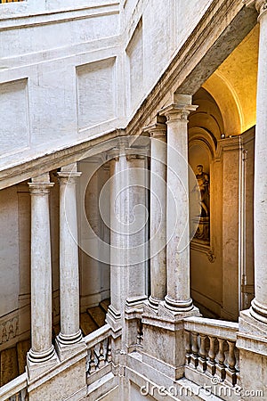 Rome Lazio Italy. The Galleria Nazionale d'Arte Antica, an art museum in Palazzo Barberini. Editorial Stock Photo