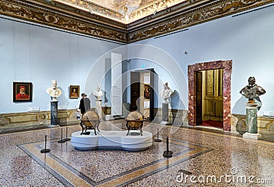 Rome Lazio Italy. The Galleria Nazionale d'Arte Antica, an art museum in Palazzo Barberini. Editorial Stock Photo