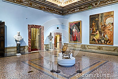 Rome Lazio Italy. The Galleria Nazionale d'Arte Antica, an art museum in Palazzo Barberini. Editorial Stock Photo