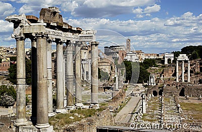 Rome - Roman Forum - Italy Stock Photo