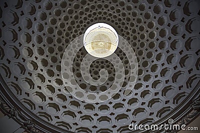 Rome, San Bernardo alle terme, dome of the church Stock Photo