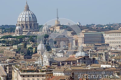 Rome skyline Stock Photo