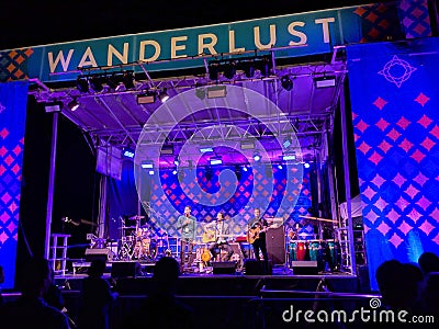 Ron Artis II & The Truth performs on stage during night concert Editorial Stock Photo