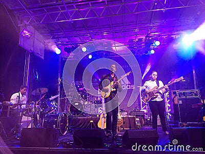 Ron Artis II & The Truth performs on stage during night concert Editorial Stock Photo