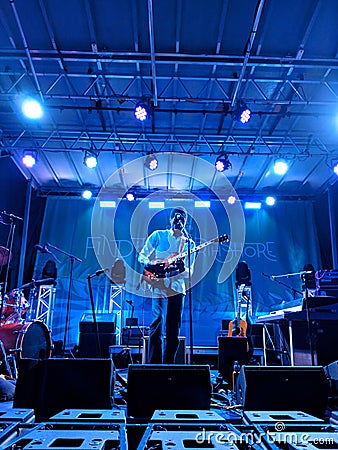 Ron Artis II & The Truth performs on stage during night concert Editorial Stock Photo