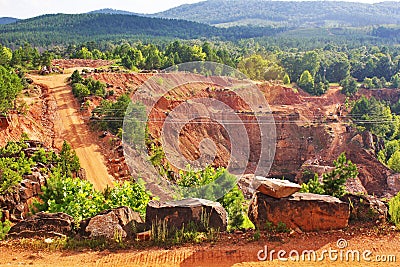 Ron Coleman Crystal Mine Stock Photo