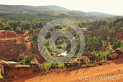 Ron Coleman Crystal Mine Stock Photo