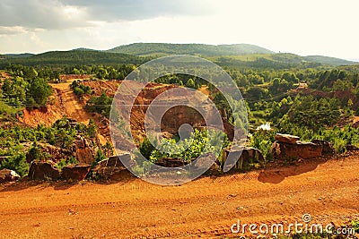 Ron Coleman Crystal Mine Stock Photo