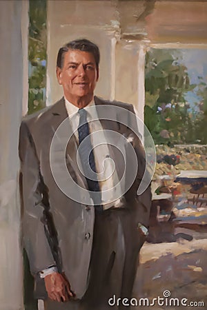 Ronald Reagan Editorial Stock Photo