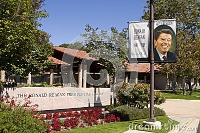 Ronald Reagan Presidential Library Editorial Stock Photo