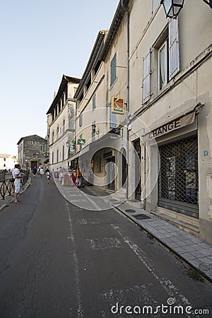 Rond-Point des ArÃ¨nes, Arles, France Editorial Stock Photo