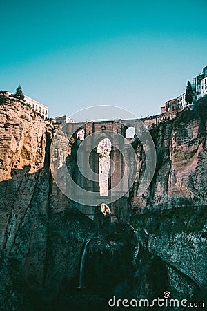 Ronda, Spain. Puente Nuevo. Stock Photo