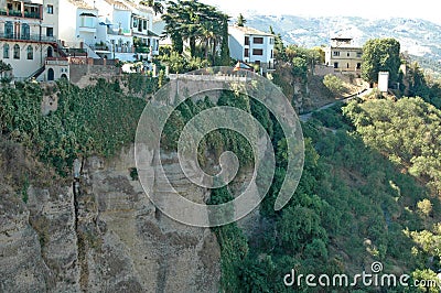 El Tajo Canyon from Ronda Spain Editorial Stock Photo