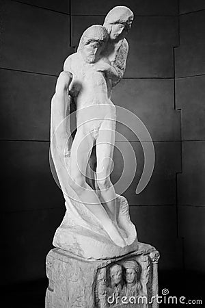 The Rondanini Pieta by Michelangelo Buonarroti Stock Photo