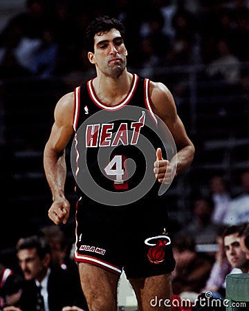 Rony Seikaly, Miami Heat. Editorial Stock Photo