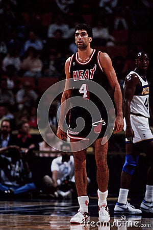 Rony Seikaly, Miami Heat. Editorial Stock Photo