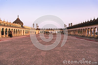 Roof of the bara imambara complex in lucknow Editorial Stock Photo