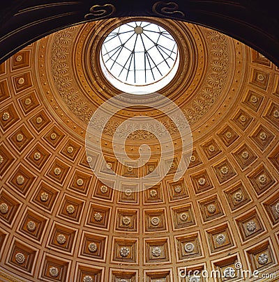 Roof, Basilica of St. Peter in Vatican Rome Editorial Stock Photo