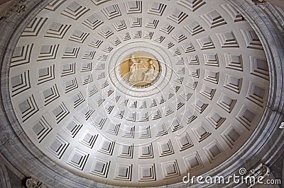 Roof, Basilica of St. Peter in Vatican Editorial Stock Photo
