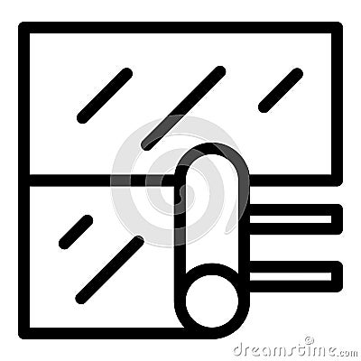 Roof bitumen icon outline vector. Repair renovation Vector Illustration