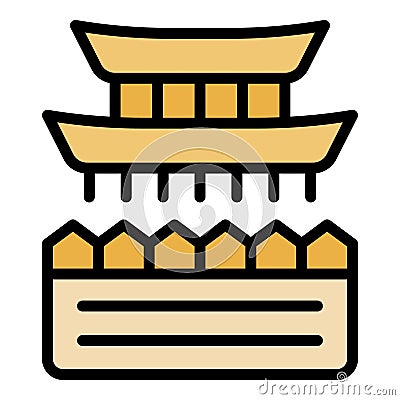 Roof building icon vector flat Vector Illustration