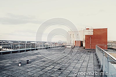 Roof of Building Stock Photo