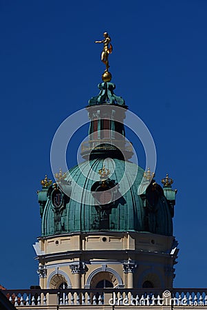 Roof of the Castle Charlottenburg in Summer, Berlin Stock Photo