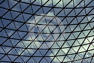 Roof and clouds Stock Photo