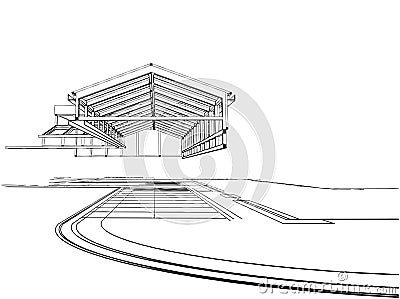 Roof Construction Vector 02 Vector Illustration