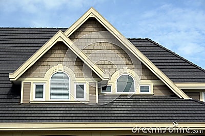 Roof Details Stock Photo