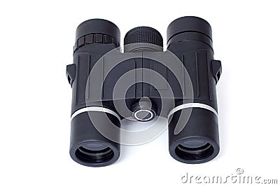 Compact roof prism binoculars Stock Photo