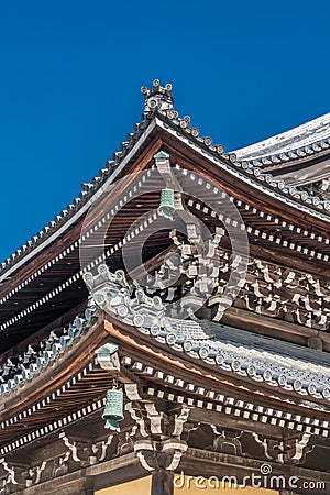 Zuiryusan Nanzen-ji or Zenrin-ji. Zen Buddhist temple in Kyoto, Japan Editorial Stock Photo